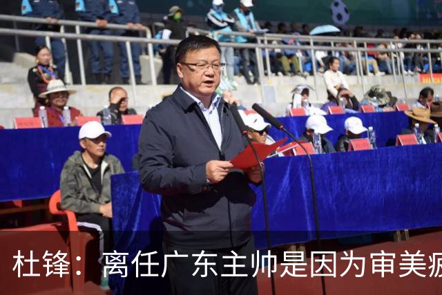 杜锋：离任广东主帅是因为审美疲劳 我和杨鸣指导未来会重返一线