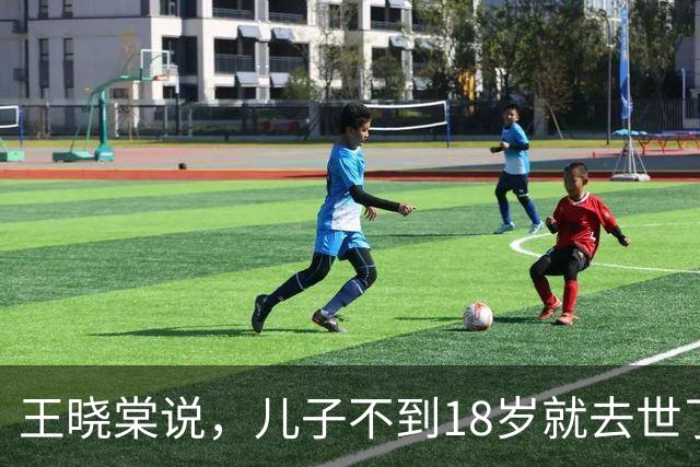 王晓棠说，儿子不到18岁就去世了，她边说边流泪